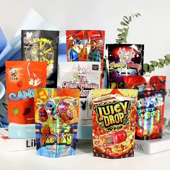 Custom Mylar Bags | Smell-Proof Resealable Pouches w/3.5Mil Barrier | Stand-Up Design + Bulk Deals